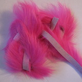 ������ �������� 6 ��. (�������) zonker strips 1/4 inch fl pink N. Spirit